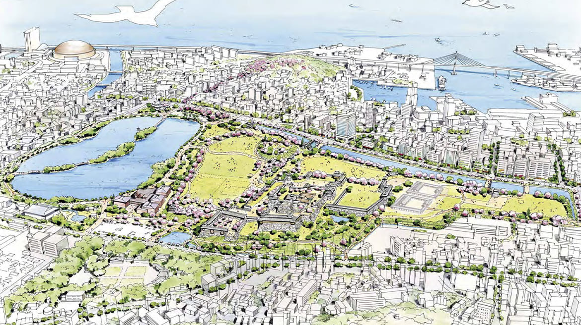 セントラルパーク構想 将来イメージ図