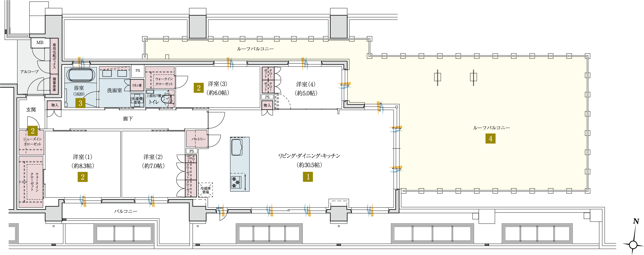 Iタイプ間取り図面