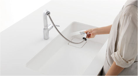 浄水機能付タッチレス水栓イメージ写真