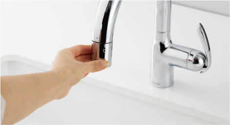 浄水機能付タッチレス水栓イメージ写真